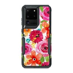 OCS20U-FLORALPOP OtterBox Commuter Galaxy S20 Ultra Case Skin - Floral Pop -  DecalGirl