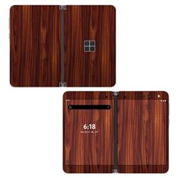 MDUO-DKROSEWOOD Microsoft Surface Duo Skin - Dark Rosewood -  DecalGirl