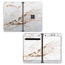 MDUO-HZLMRB Microsoft Surface Duo Skin - Hazel Marble -  DecalGirl