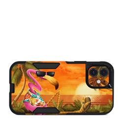 OC12-SFLAMINGO OtterBox Commuter iPhone 12 Case Skin - Sunset Flamingo -  DecalGirl