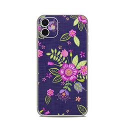 AIP11-FOLKFLORAL Apple iPhone 11 Skin - Folk Floral -  DecalGirl