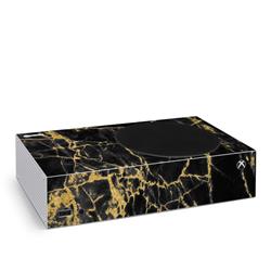 XBSS-BLACKGOLD Microsoft Xbox Series S Skin - Black Gold Marble -  DecalGirl