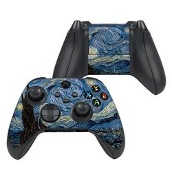 XBSXC-VG-SNIGHT Microsoft Xbox Series X Controller Skin - Starry Night -  DecalGirl