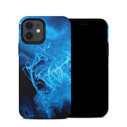 Picture of DecalGirl A12HC-QWAVES-BLU Apple iPhone 12 Hybrid Case - Blue Quantum Waves