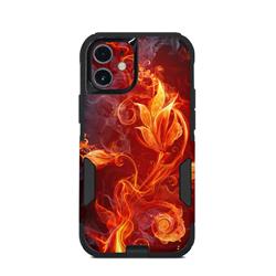 OC12M-FLWRFIRE OtterBox Commuter iPhone 12 Mini Case Skin - Flower Of Fire -  DecalGirl