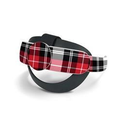 OCQ2S-PLAID-RED Oculus Quest 2 Elite Strap Skin - Red Plaid -  DecalGirl