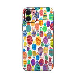 AIP12-COLORFULPINE Apple iPhone 12 Skin - Colorful Pineapples -  DecalGirl