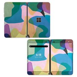 MDUO-ABSTRACTCAMO Microsoft Surface Duo Skin - Abstract Camo -  DecalGirl