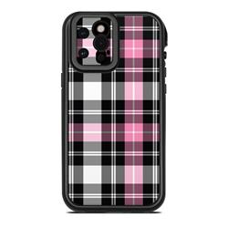 LF12PM-PLAID-PNK Lifeproof iPhone 12 Pro Max Fre Case Skin - Pink Plaid -  DecalGirl