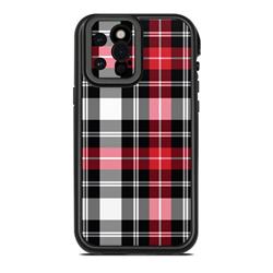 LF12PM-PLAID-RED Lifeproof iPhone 12 Pro Max Fre Case Skin - Red Plaid -  DecalGirl