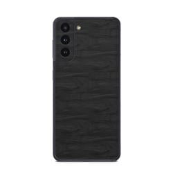 SGS21-BLACKWOOD Samsung Galaxy S21 Skin - Black Woodgrain -  DecalGirl