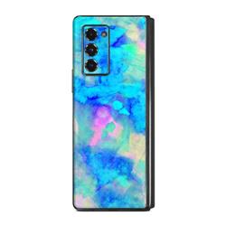 SGZF2-ELECTRIFY Samsung Galaxy Z Fold 2 Skin - Electrify Ice Blue -  DecalGirl