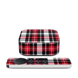 Picture of DecalGirl ATV21-PLAID-RED Apple TV 4K 2021 Skin - Red Plaid