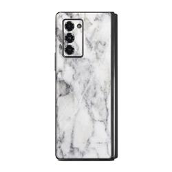 SGZF2-WHT-MARBLE Samsung Galaxy Z Fold 2 Skin - White Marble -  DecalGirl