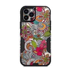 OC12P-DOODLESCLR OtterBox Commuter iPhone 12 Pro Case Skin - Doodles Color -  DecalGirl