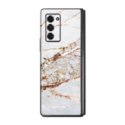 SGZF2-HZLMRB Samsung Galaxy Z Fold 2 Skin - Hazel Marble -  DecalGirl