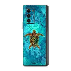 SGZF2-SACDHON Samsung Galaxy Z Fold 2 Skin - Sacred Honu -  DecalGirl