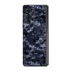 SGZF2-DIGINCAMO Samsung Galaxy Z Fold 2 Skin - Digital Navy Camo -  DecalGirl