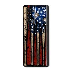 SGZF2-OLDGLORY Samsung Galaxy Z Fold 2 Skin - Old Glory -  DecalGirl