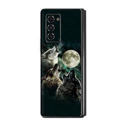 SGZF2-TWOLVES Samsung Galaxy Z Fold 2 Skin - Three Wolf Moon -  DecalGirl