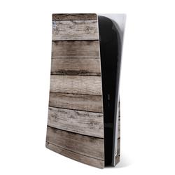 PS5-BWOOD Sony PS5 Skin - Barn Wood -  DecalGirl