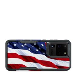 OCS20U-PATRIOTIC OtterBox Commuter Galaxy S20 Ultra Case Skin - Patriotic -  DecalGirl