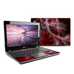 Picture of DecalGirl AC74-APOC-RED Acer Chromebook C740 Skin - Apocalypse Red