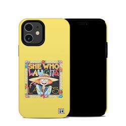Picture of DecalGirl A12MHC-LAUGHS Apple iPhone 12 Mini Hybrid Case - She Who Laughs