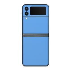 SGZFL3-SS-BLU Samsung Galaxy Z Flip 3 Skin - Solid State Blue -  DecalGirl