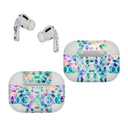 AAPP-PASTELTRIANGLE Apple AirPods Pro Skin - Pastel Triangle -  DecalGirl