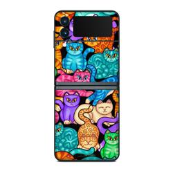 SGZFL3-CLRKIT Samsung Galaxy Z Flip 3 Skin - Colorful Kittens -  DecalGirl