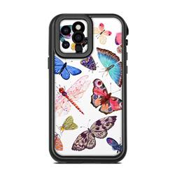 LF12P-BUTTERFLYSCAT Lifeproof iPhone 12 Pro Fre Case Skin - Butterfly Scatter -  DecalGirl