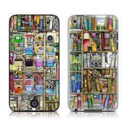 Picture of DecalGirl AIT4-BOOKSHELF iPod Touch 4G Skin - Bookshelf