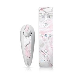 WIINC-ROSA Wii Nunchuk & Remote Skin - Rosa Marble -  DecalGirl