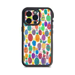 LF13P-COLORFULPINE Lifeproof iPhone 13 Pro Fre Case Skin - Colorful Pineapples -  DecalGirl