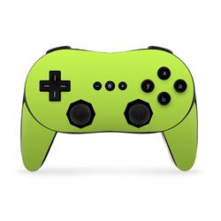 WIICCP-SS-LIM Nintendo Wii Classic Controller Pro Skin - Solid State Lime -  DecalGirl