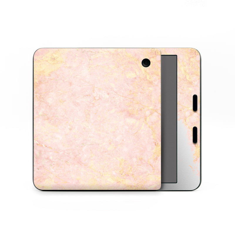 KLC-ROSE-MARBLE Kobo Libra Colour Skin - Rose Gold Marble -  Decal Girl