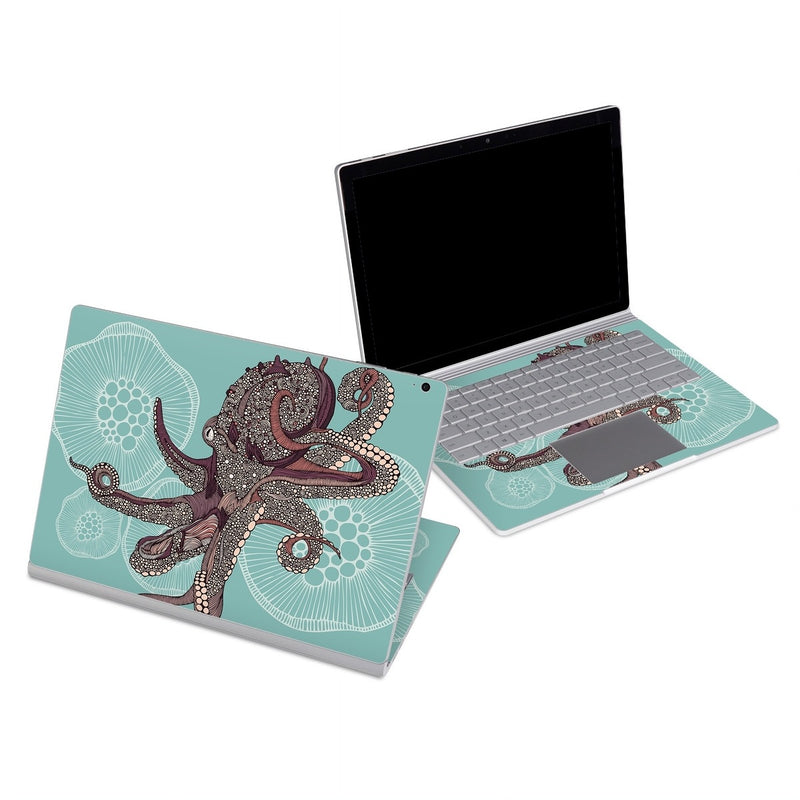 MSSB-OCTOBLOOM Microsoft Surface Book Skin - Octopus Bloom -  Decal Girl