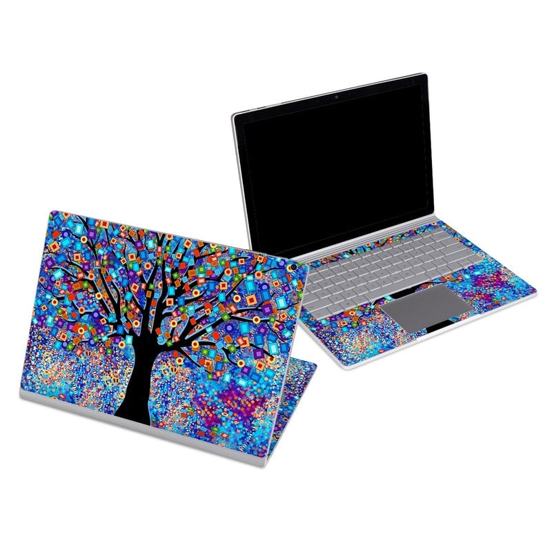 MSSB-TREECARN Microsoft Surface Book Skin - Tree Carnival -  Decal Girl