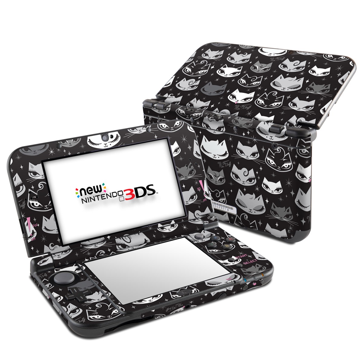 N3DSLL-BILLYCATS Nintendo 3DS LL Skin - Billy Cats -  Decal Girl