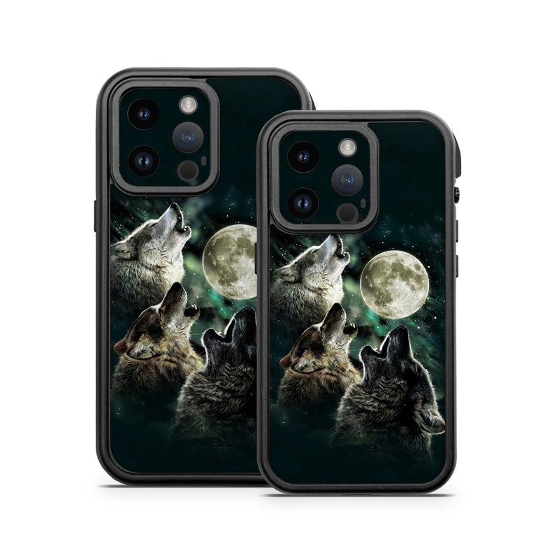 OFAIP14-TWOLVES Otterbox Fre iPhone 14 Case Skin - Three Wolf Moon -  Decal Girl