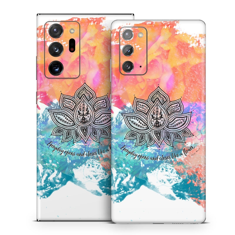 SGN20-HAPPYLOTUS Samsung Galaxy Note 20 Skin - Happy Lotus -  Decal Girl