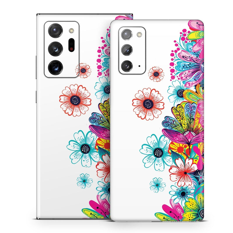 SGN20-INTENSEFLOWERS Samsung Galaxy Note 20 Skin - Intense Flowers -  Decal Girl