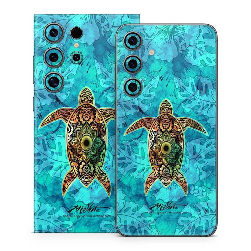 SGS24-SACDHON Samsung Galaxy S24 Skin - Sacred Honu -  Decal Girl