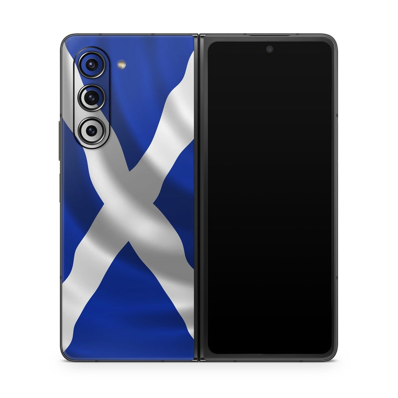 SGZFLD5-STANDREW Samsung Galaxy Z Fold5 Skin - St. Andrews Cross -  Decal Girl