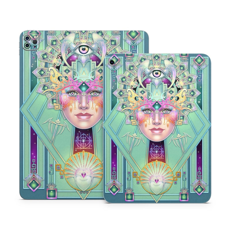 IPD-QUEENGRAT Apple iPad Skin - Queen Gratitude -  Decal Girl