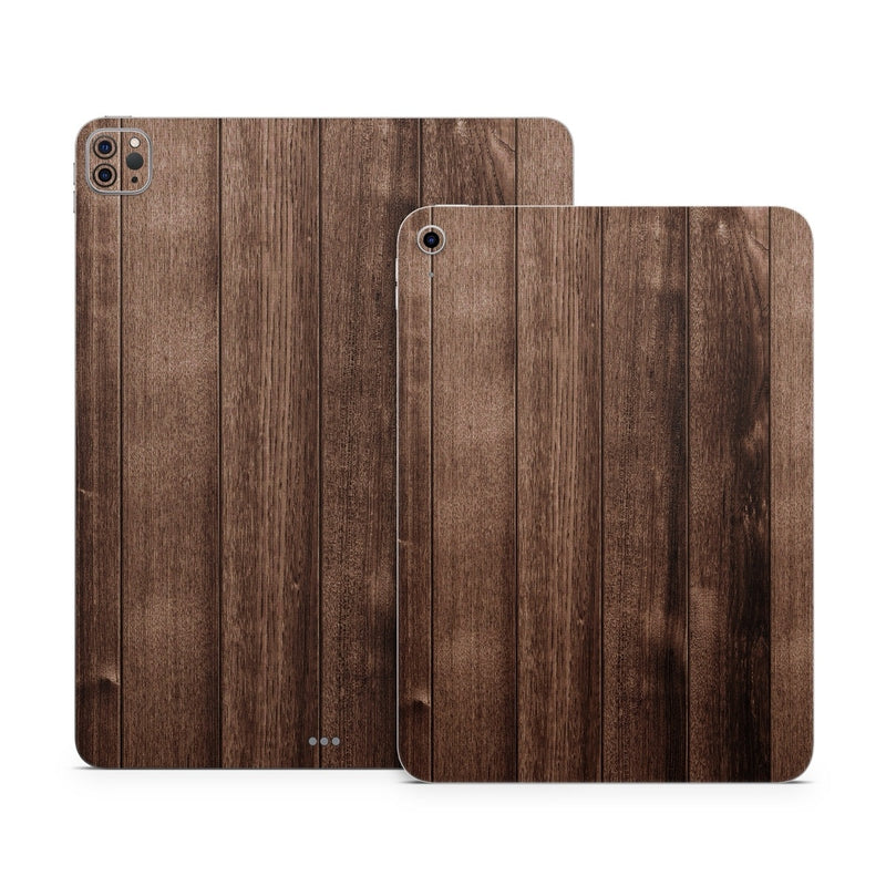 IPD-STAWOOD Apple iPad Skin - Stained Wood -  Decal Girl