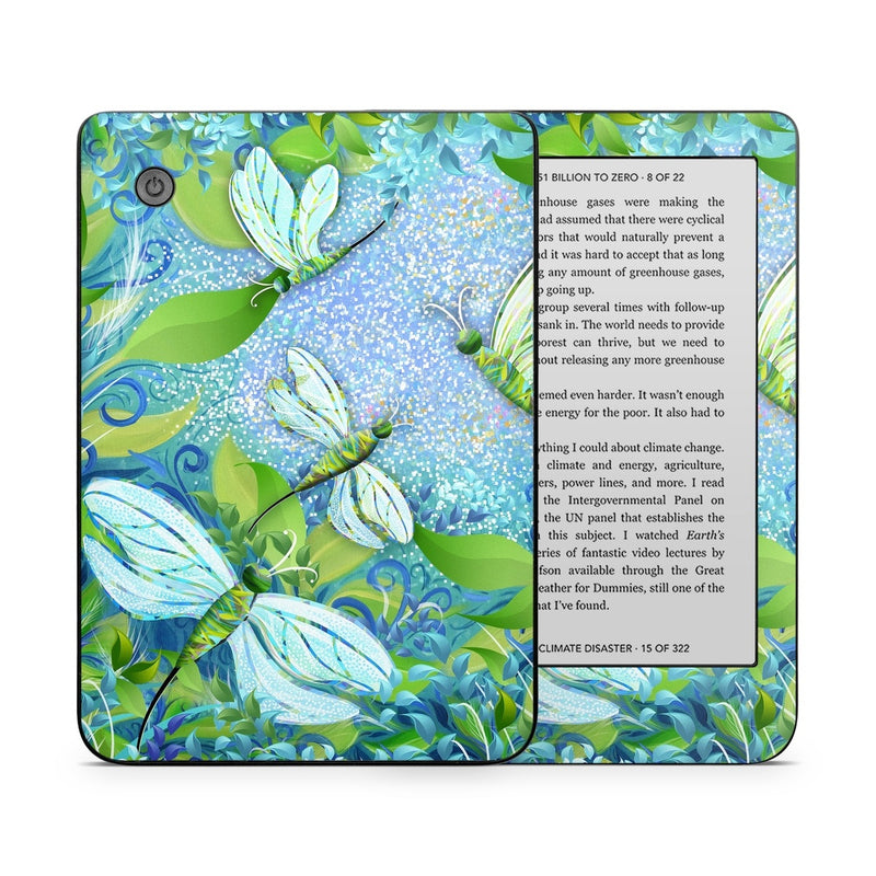 KC2E-DFLYFAN Kobo Clara 2E Skin - Dragonfly Fantasy -  Decal Girl