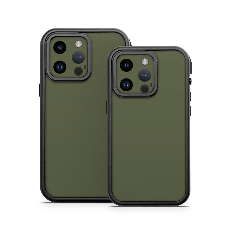 OFAIP14-SS-OLV Otterbox Fre iPhone 14 Case Skin - Solid State Olive Drab -  Decal Girl