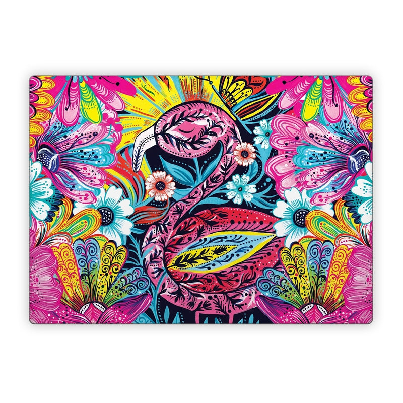 MSSL-FLASHYFLAMINGO Microsoft Surface Laptop Skin - Flashy Flamingo -  Decal Girl